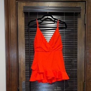 Mini Red Romper/Dress